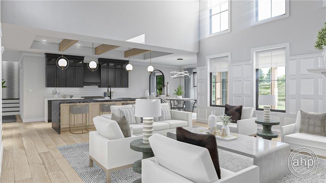 Furnished interior view inside a new home in , Ball Ground (Image 7).