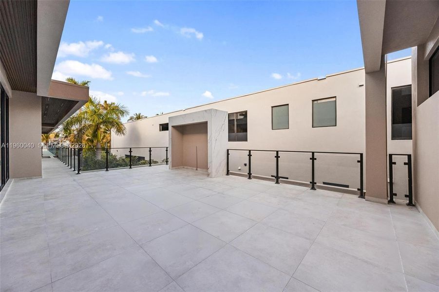 Second floor patio Second floor patio