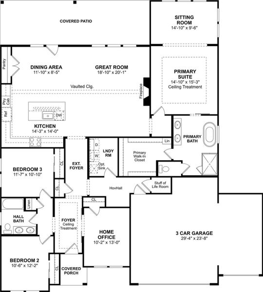 The Amadora II floor plan by K. Hovnanian Homes. 1st Floor shown. *Prices, plans, dimensions, features, specifications, materials, and availability of homes or communities are subject to change without notice or obligation.