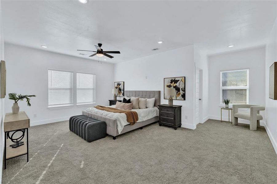 Furnished interior view inside a new home in , McKinney (Image 18).