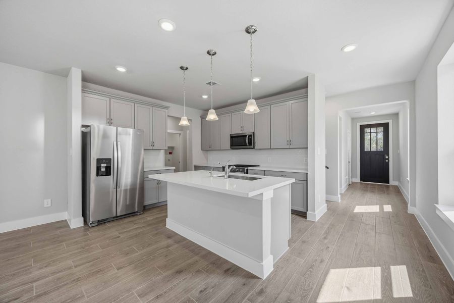 Furnished interior view inside a new home in Laurel Landing, Alvin (Image 8).