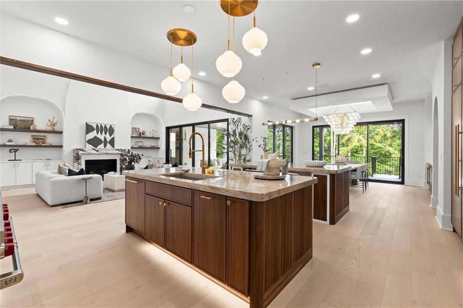 Furnished interior view inside a new home in , Alpharetta (Image 66).