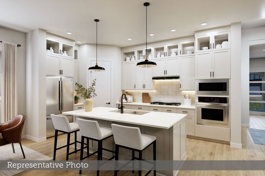 Furnished interior view inside a new home in Landmark, Denton (Image 5).