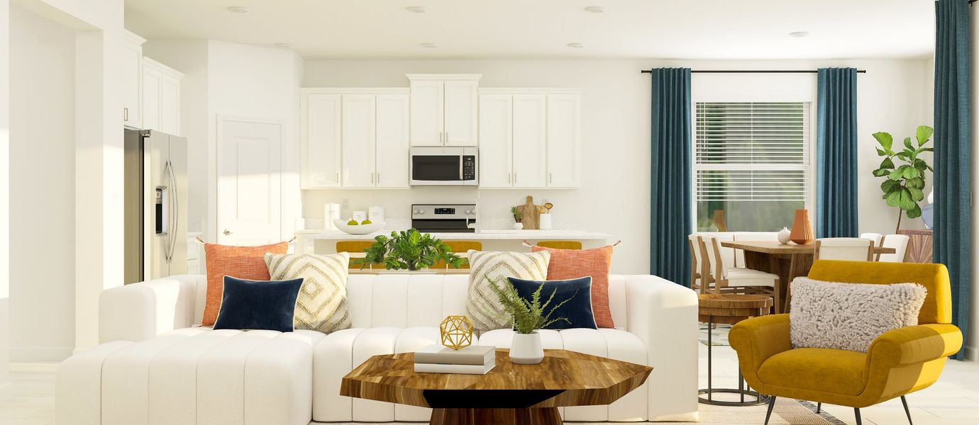 Sunburst family room