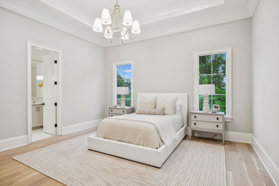 Furnished interior in a model home at The Grove in College Grove (Image 18). Furnished interior in a model home at The Grove in College Grove (Image 18).