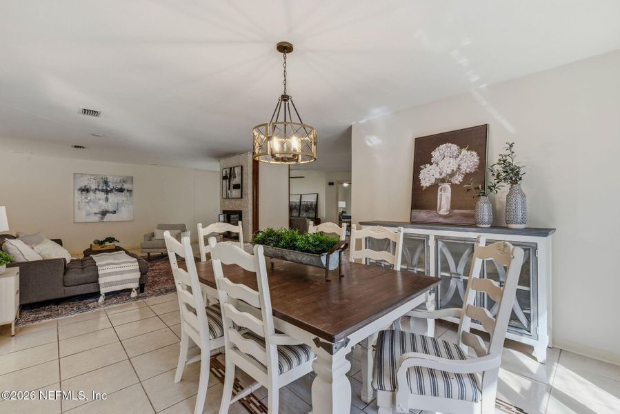 Furnished interior view inside a new home in , Jacksonville (Image 25).