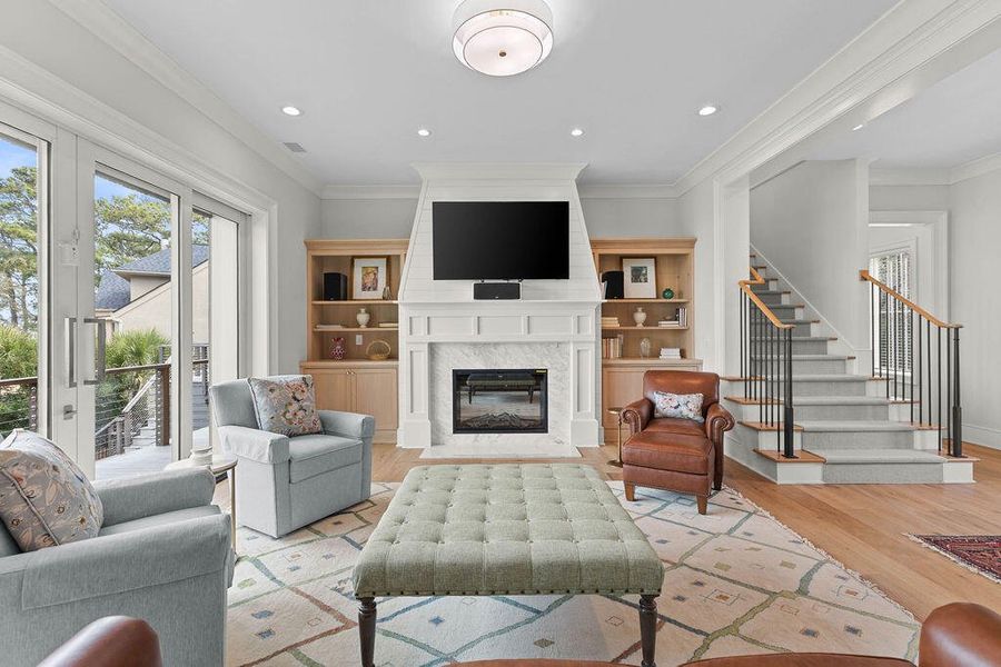 Furnished interior view inside a new home in , Kiawah Island (Image 11).