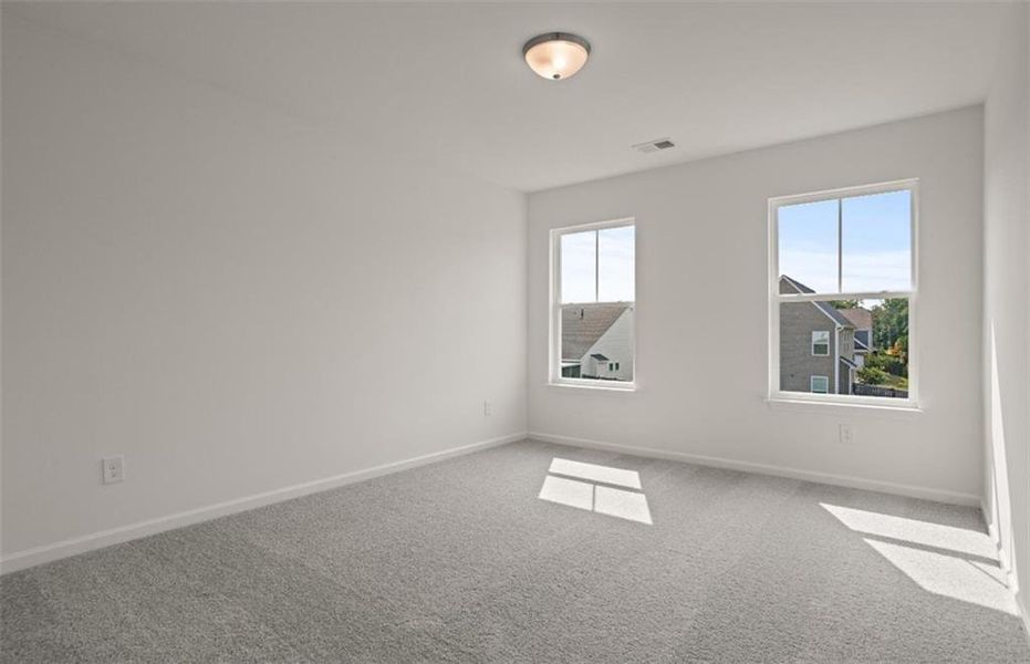 Spacious, unfurnished interior of a new home in Villas at Dawsonville, Dawsonville (Image 10). Spacious, unfurnished interior of a new home in Villas at Dawsonville, Dawsonville (Image 10).