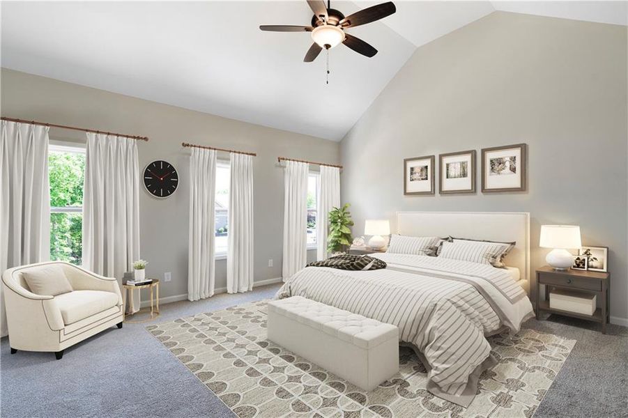 Furnished interior view inside a new home in , Waleska (Image 9). Furnished interior view inside a new home in , Waleska (Image 9).