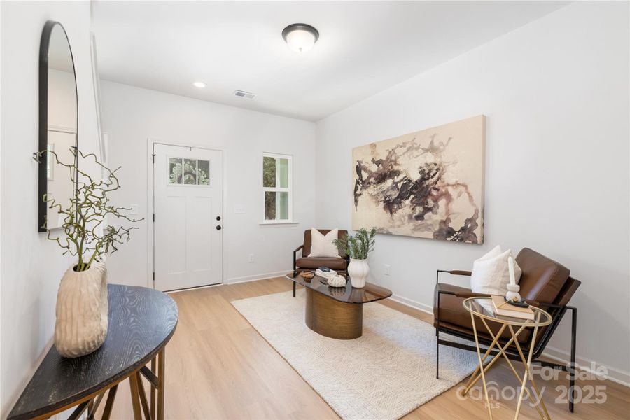 Furnished interior view inside a new home in , Charlotte (Image 3).
