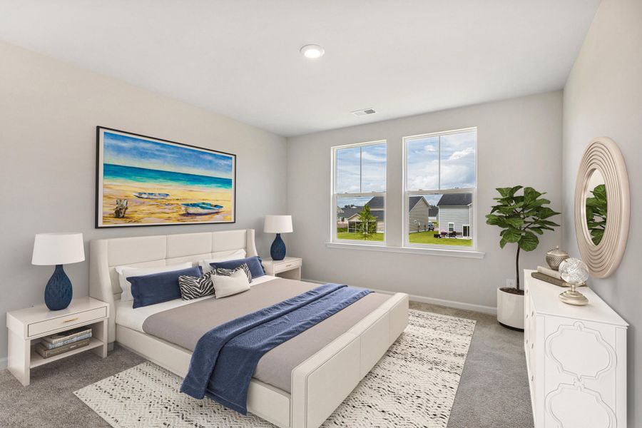 Furnished interior view inside a new home in Sweetgrass at Summers Corner: Arbor Collection, Summerville (Image 7).