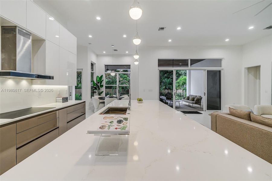 Furnished interior view inside a new home in , Biscayne Park (Image 50).