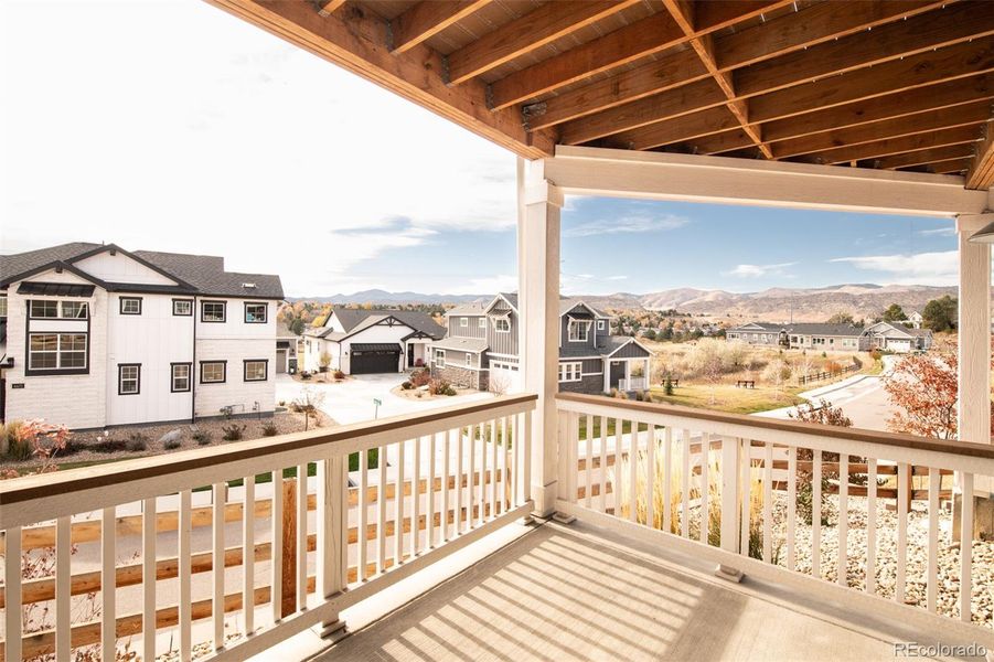 Exterior details and patio area of a home in Silver Leaf, Littleton (Image 32).