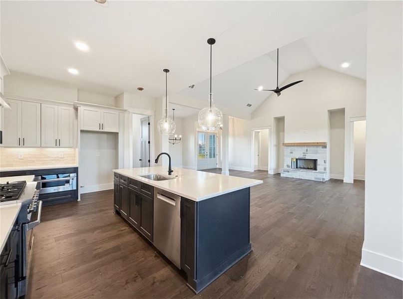 Furnished interior view inside a new home in , Rydal (Image 19).
