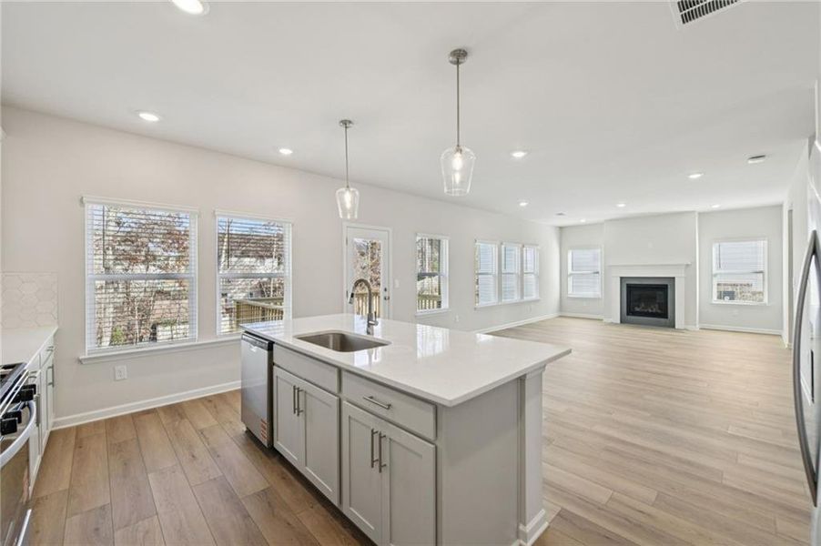 Furnished interior view inside a new home in Harmony Manor, Fairburn (Image 15).