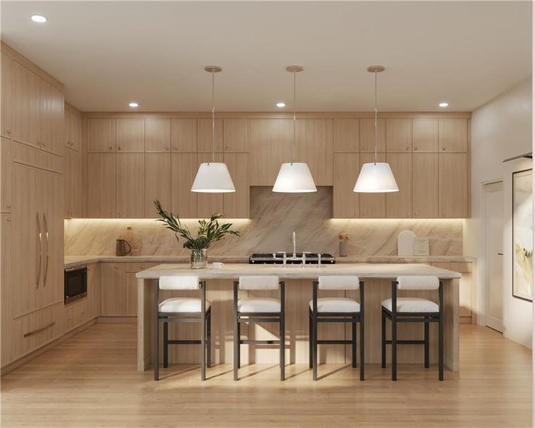 Furnished interior view inside a new home in , Alpharetta (Image 8).