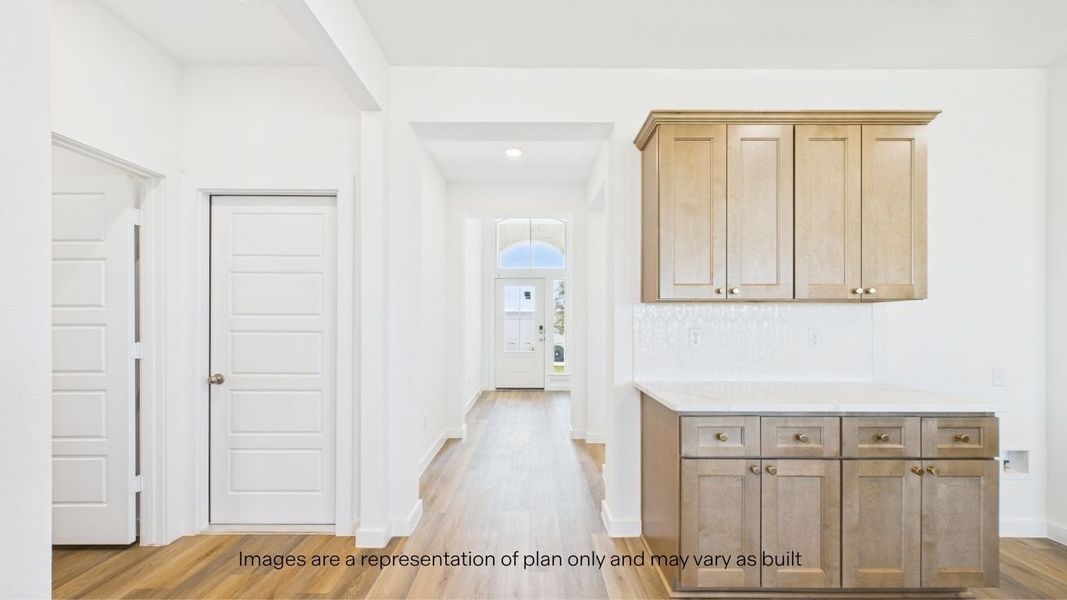 Furnished interior view inside a new home in Viridian, Lubbock (Image 5).
