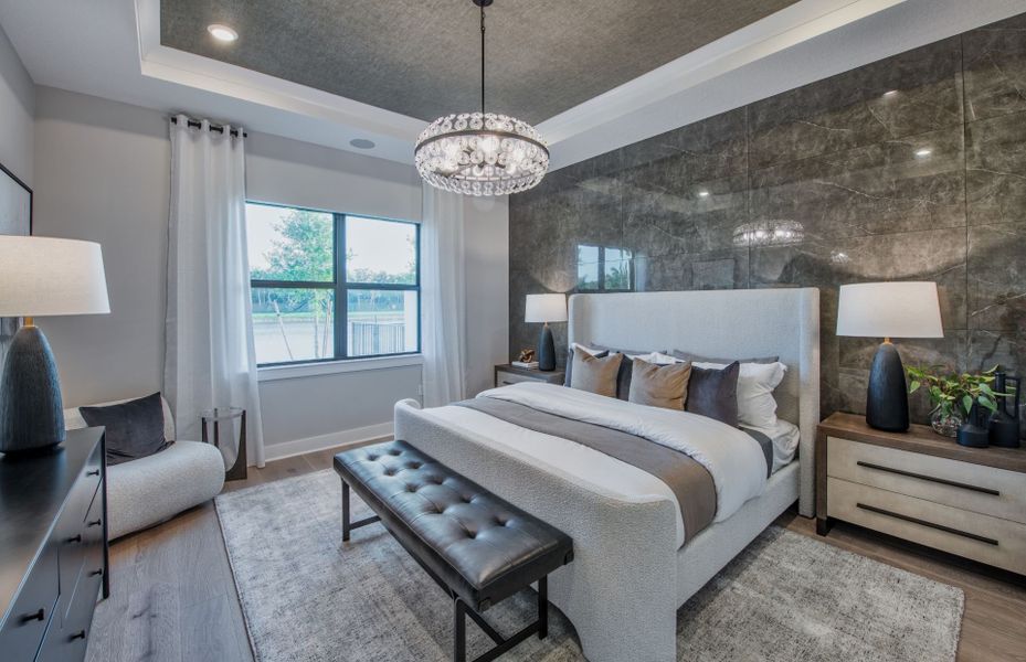 Furnished interior view inside a new home in Greyhawk Landing, Lake Worth (Image 13). Furnished interior view inside a new home in Greyhawk Landing, Lake Worth (Image 13).