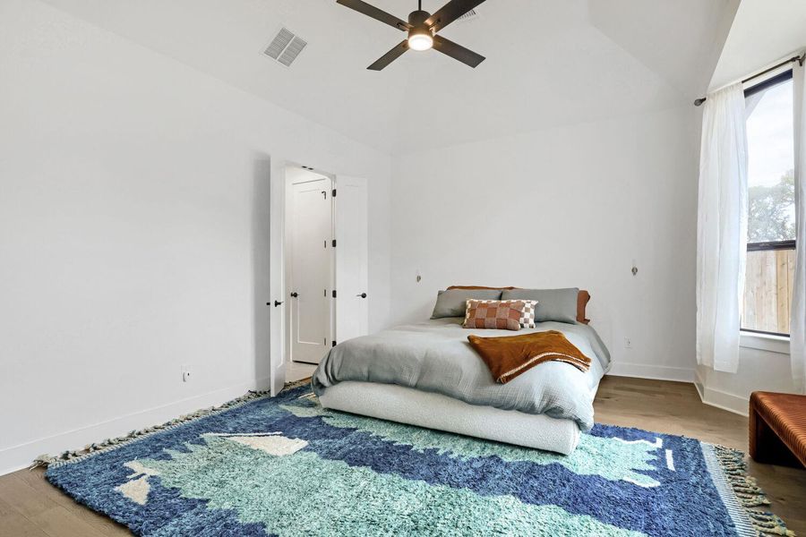Furnished interior view inside a new home in 6 Creeks at Waterridge, Kyle (Image 6).