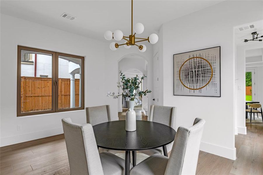 Furnished interior view inside a new home in , Houston (Image 42). Furnished interior view inside a new home in , Houston (Image 42).