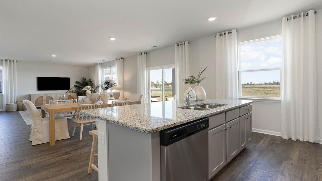 Furnished interior view inside a new home in Magnolia Farms, Florence (Image 8). Furnished interior view inside a new home in Magnolia Farms, Florence (Image 8).