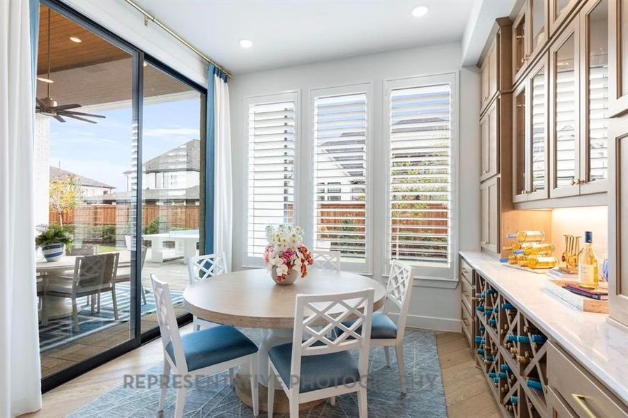 Furnished interior view inside a new home in Star Trail, Prosper (Image 17).