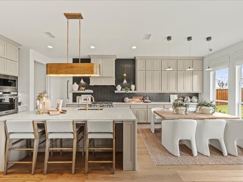 Furnished interior view inside a new home in Nelson Lake Estates, Rockwall (Image 16).