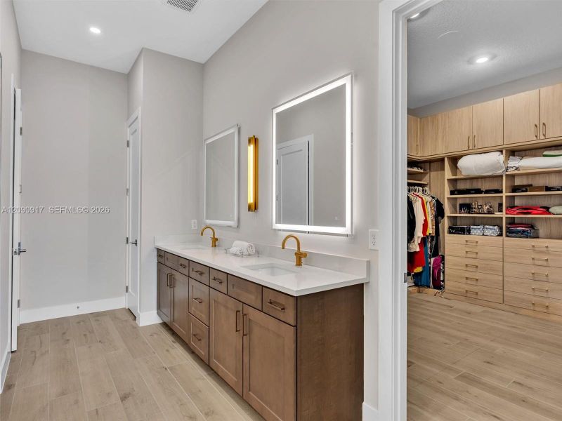 Furnished interior view inside a new home in , Davie (Image 16).