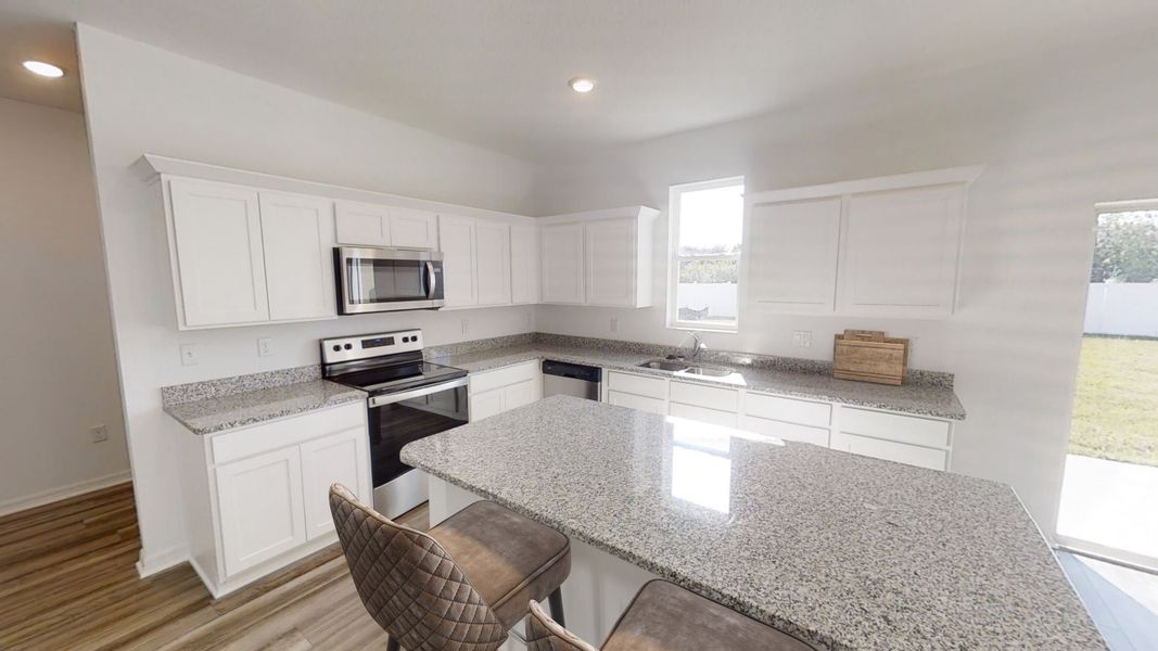Representative furnished interior of a home built from the Palomar by Starlight Homes in The Meadows, Mebane (Image 3).