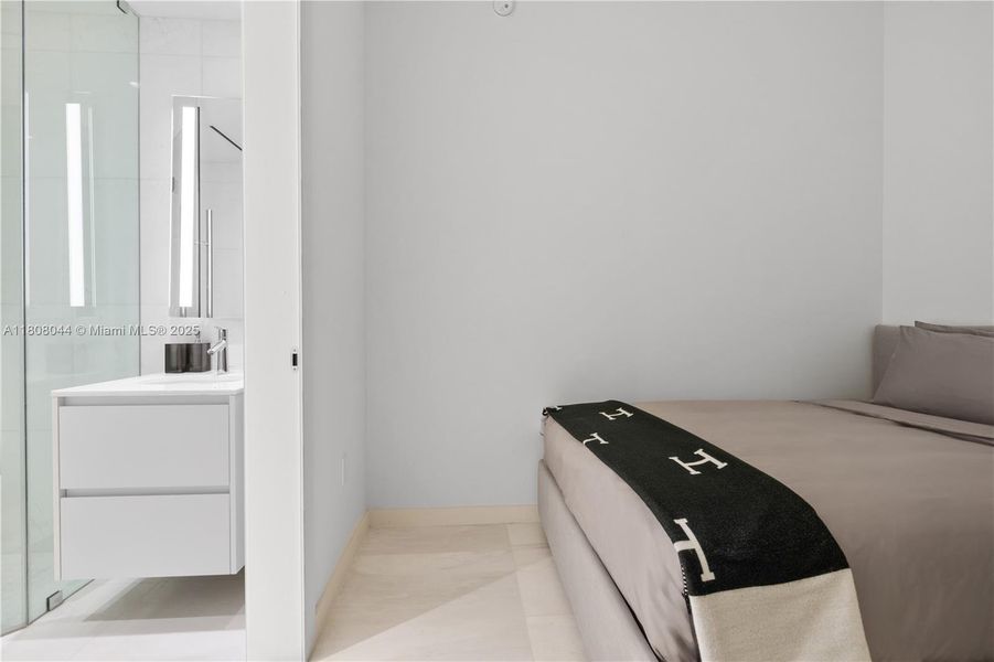 Furnished interior view inside a new home in Aston Martin Residences, Miami (Image 20).