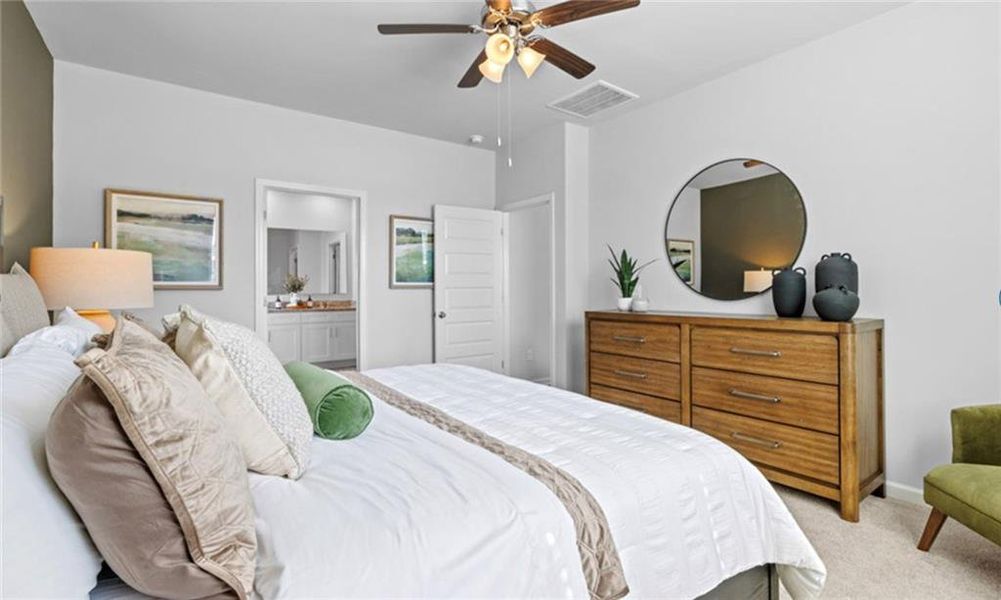 Furnished interior view inside a new home in Twin Lakes, Hoschton (Image 43).