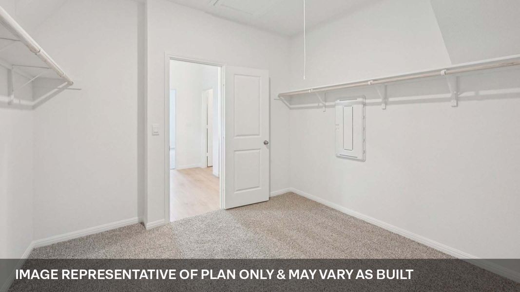 Representative unfurnished interior of a home built from the The Ozark by D.R. Horton in Bar W Ranch, Leander (Image 23).