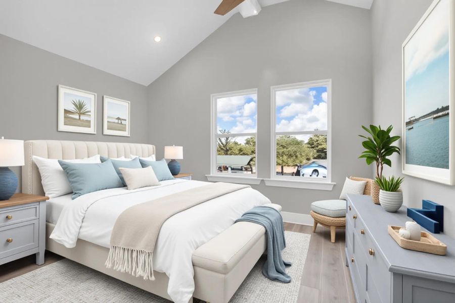 Furnished interior view inside a new home in , North Charleston (Image 13).