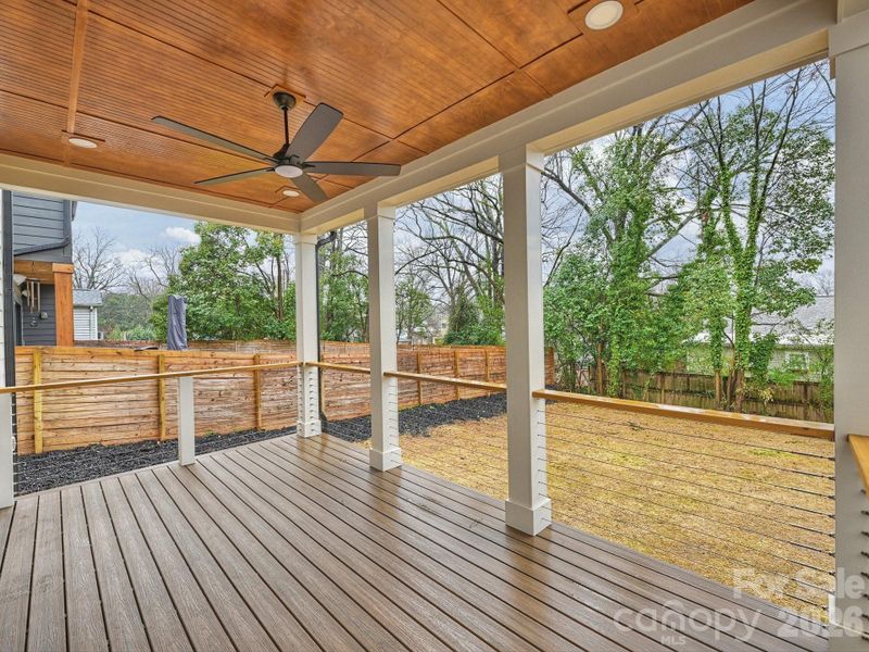 Exterior details and patio area of a home in , Charlotte (Image 24).