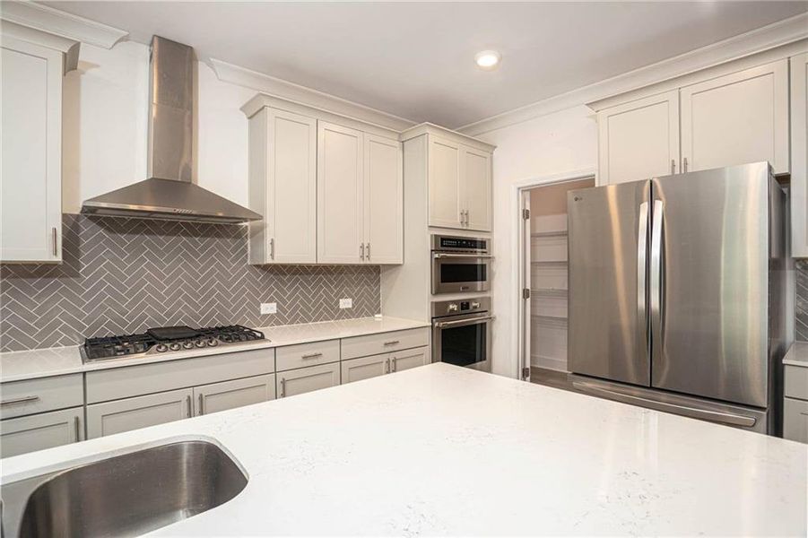 Furnished interior view inside a new home in , Canton (Image 6).