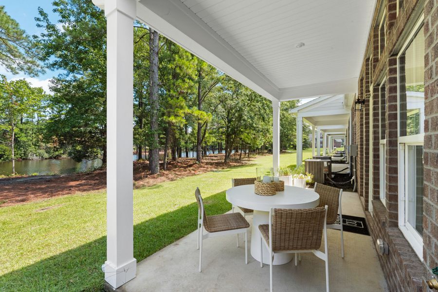 Exterior details and patio area of a home in Long Bay Golf Club, Longs (Image 4).