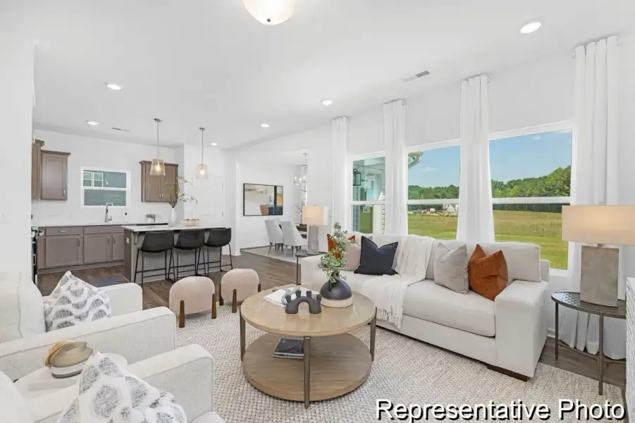 Furnished interior view inside a new home in Reeves Crossing, St. George (Image 10).