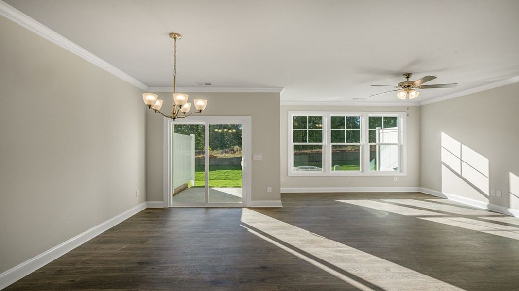 Spacious, unfurnished interior of a new home in The Grove at Glennview, Kernersville (Image 11).