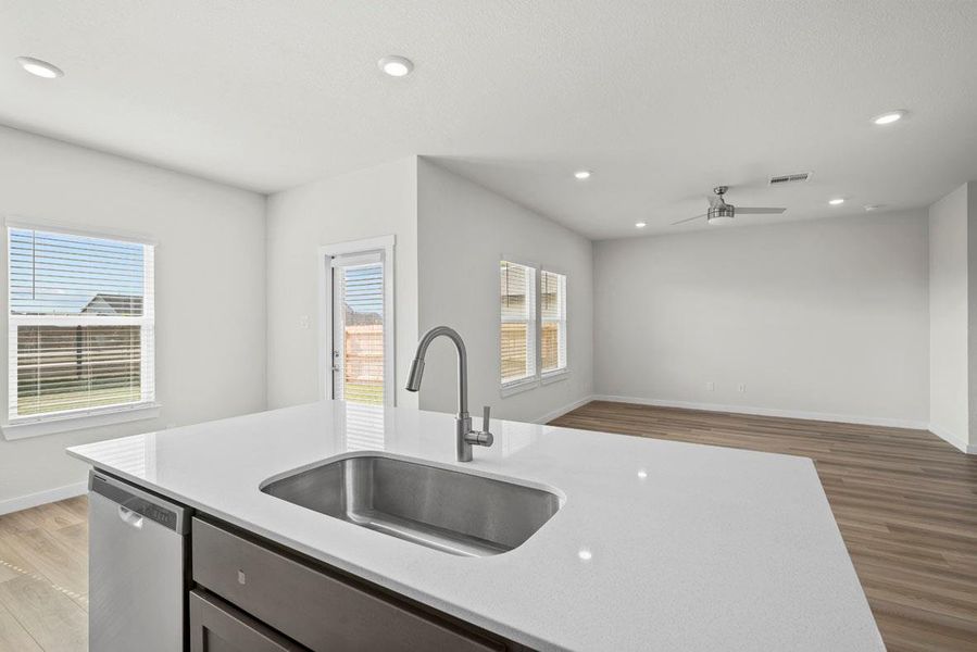 Furnished interior view inside a new home in West Canyon Trails, Belton (Image 10). Furnished interior view inside a new home in West Canyon Trails, Belton (Image 10).