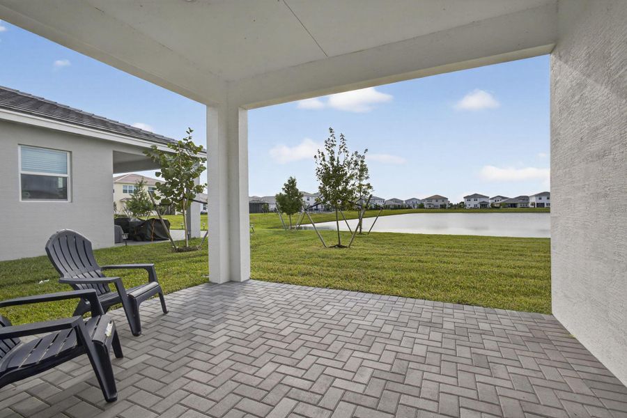 Exterior details and patio area of a home in , Westlake (Image 4).