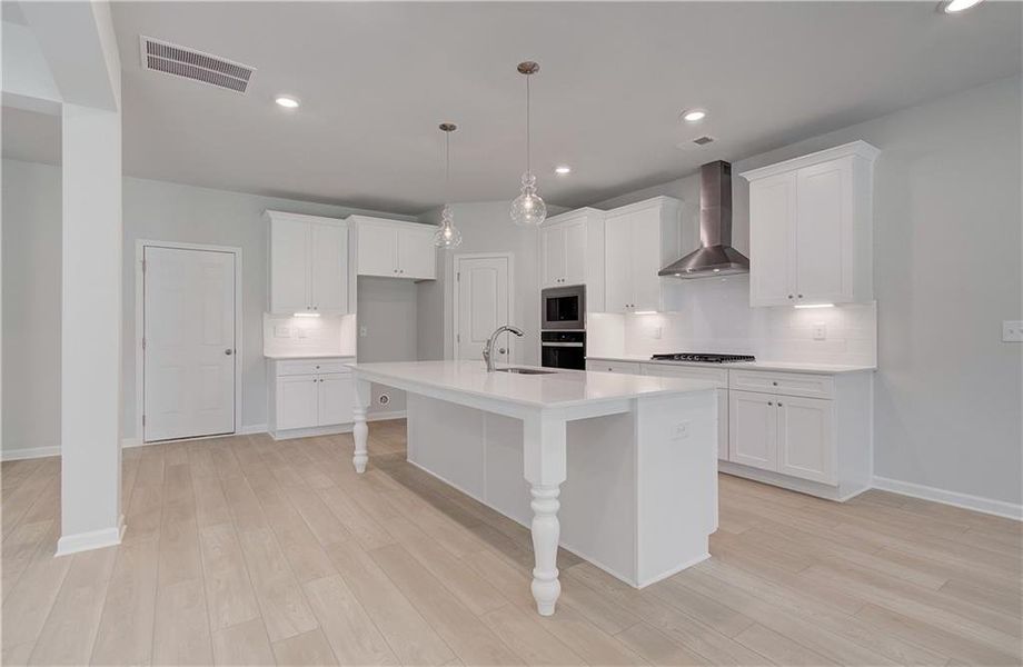 Furnished interior view inside a new home in Cambria at Traditions, Hampton (Image 5).