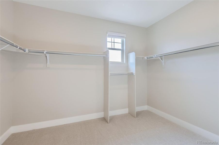 Large walk-in closet