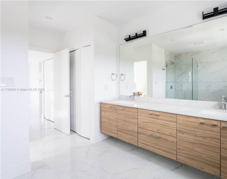 Furnished interior view inside a new home in , Miami (Image 4).