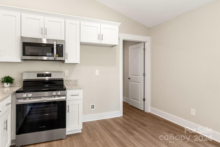 Kitchen and Entrance to Laundry