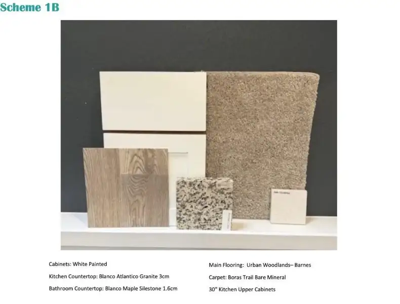 Sample of building materials used in homes in Mustang Meadows, Waller (Image 3).