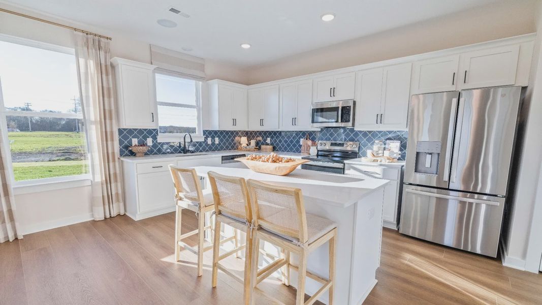 Furnished interior view inside a new home in Cottages of Bearwood, Mount Pleasant (Image 6).