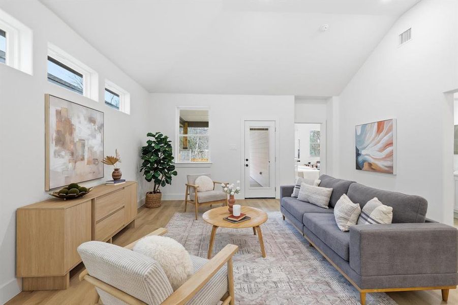 Furnished interior view inside a new home in , Fort Worth (Image 16).