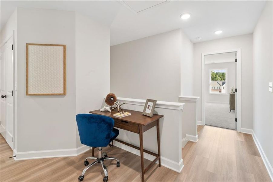 Furnished interior view inside a new home in Cherokee Township, Acworth (Image 9).