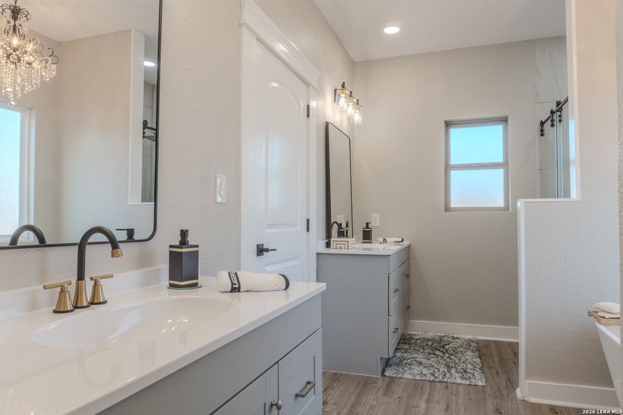 Furnished interior view inside a new home in , Lytle (Image 8).