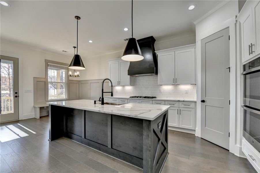 Furnished interior view inside a new home in , Buford (Image 7).